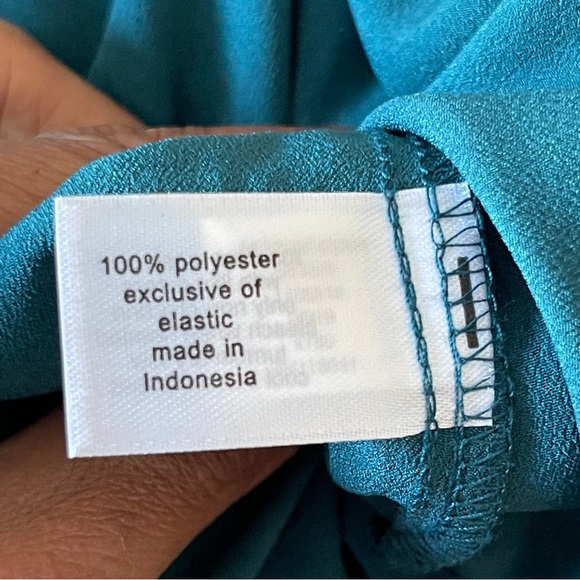 LANE BRYANT | Emerald Green Tunic Top Sz 18 - Picture 7 of 8